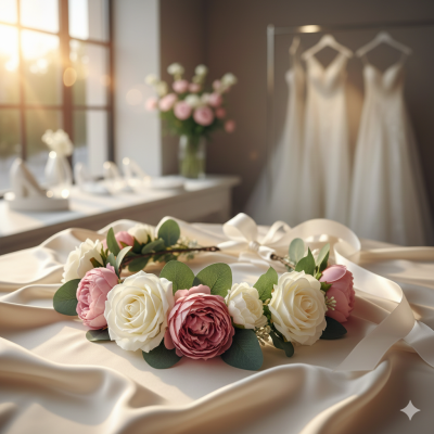 Венок «Floral Harmony Rose»