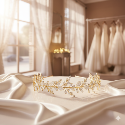 Ободок «Golden Leaves Diadem»