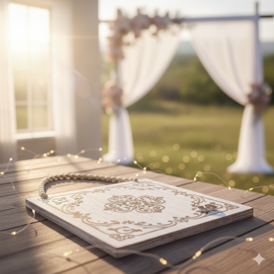 Zīme ceremonijai „Šeit nāk līgava”