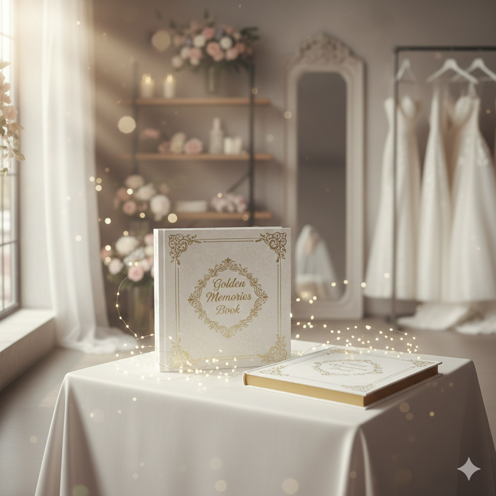 Книга пожеланий «Golden Memories Book»